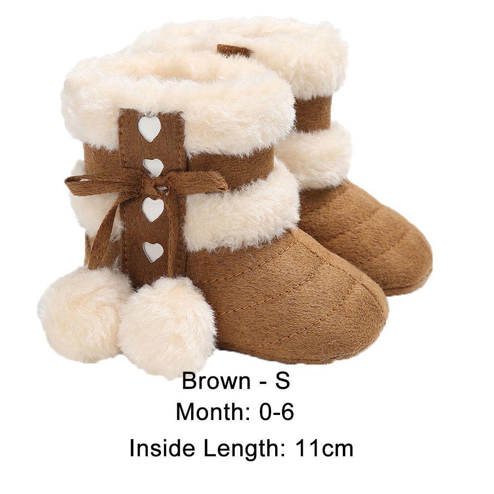 Prewalker Newborn Toddlers First Walkers Baby Shoes Infant Warm Boots
