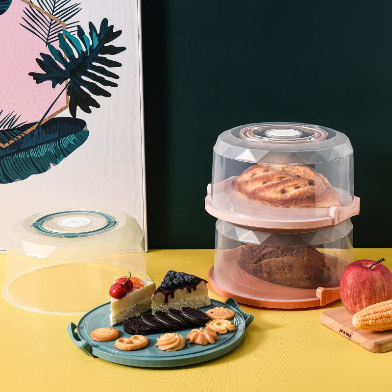 8 Inch Portable Cake Box Food Fresh-keeping Box Refrigerator Receiving Box Fruits Vegetables Outdoor Camping Storage Boxs