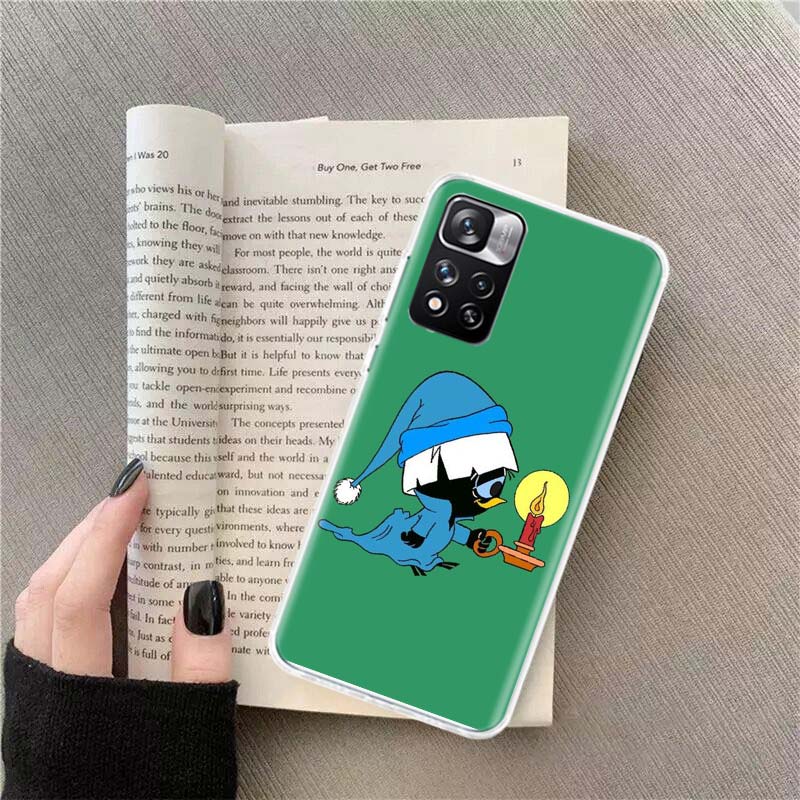 Calimero cute cartoon Duck Phone Case For Xiaomi Redmi Note 14 Pro 12 Plus 12S 10 11 Pro 4G 5G 9T 9S 8T 10S 11T 11S 11E 9 8 Coqu