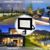 Halogen 10W With Motion Sensor Street Lamp Above The Garage Workshop
