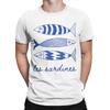 Les Sardines Tinned Fish Graphic Funny T Shirt Men's  Cotton Funny T-Shirts O Neck Fisherman Tees Short Sleeve Tops Classic