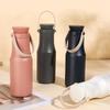 Portable Stainless Steel Thermos with Handle Sports Water Cup Vacuum Thermal Kettle Four Seasons