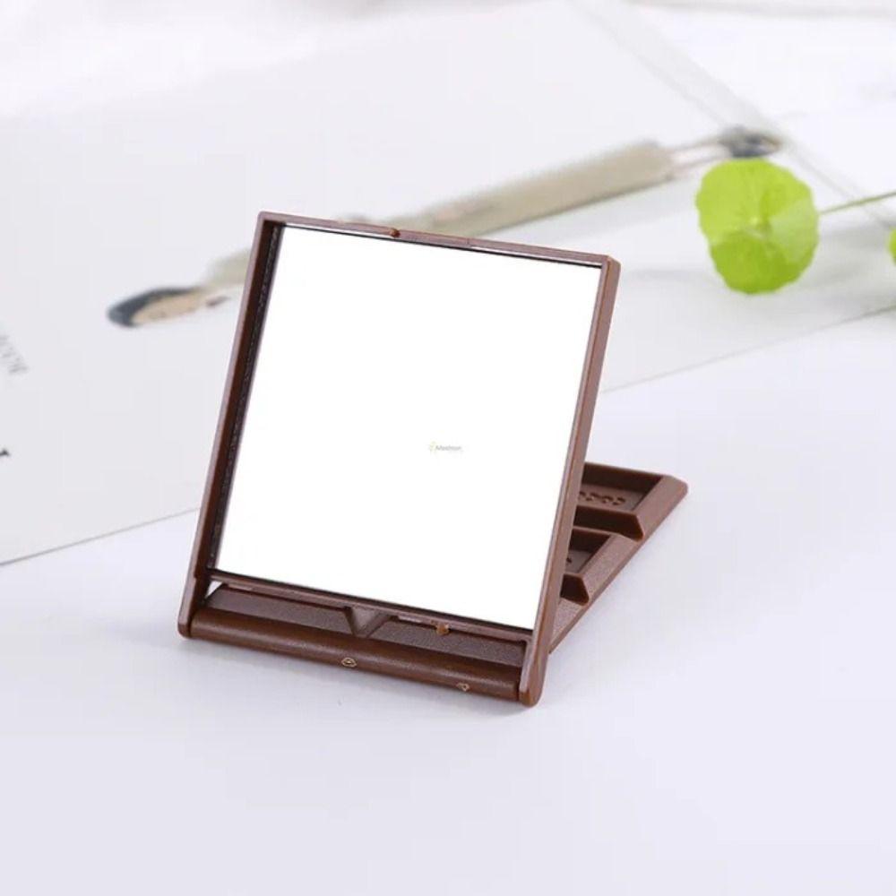 Портативное зеркало в форме шоколада Декоративное зеркало для макияжа Зеркало SPA Шоколадное зеркало Общежитие