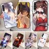 Cute Azur Lane Girl Phone Case For Xiaomi Mi 12 11T 10T 9T Lite Pro Ultra Note 10 Poco F3 F4 X4 GT Soft Black Phone Cover