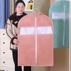 Non woven clothing dust cover hanging clothing storage dust cover mink fur suit large clothing cover