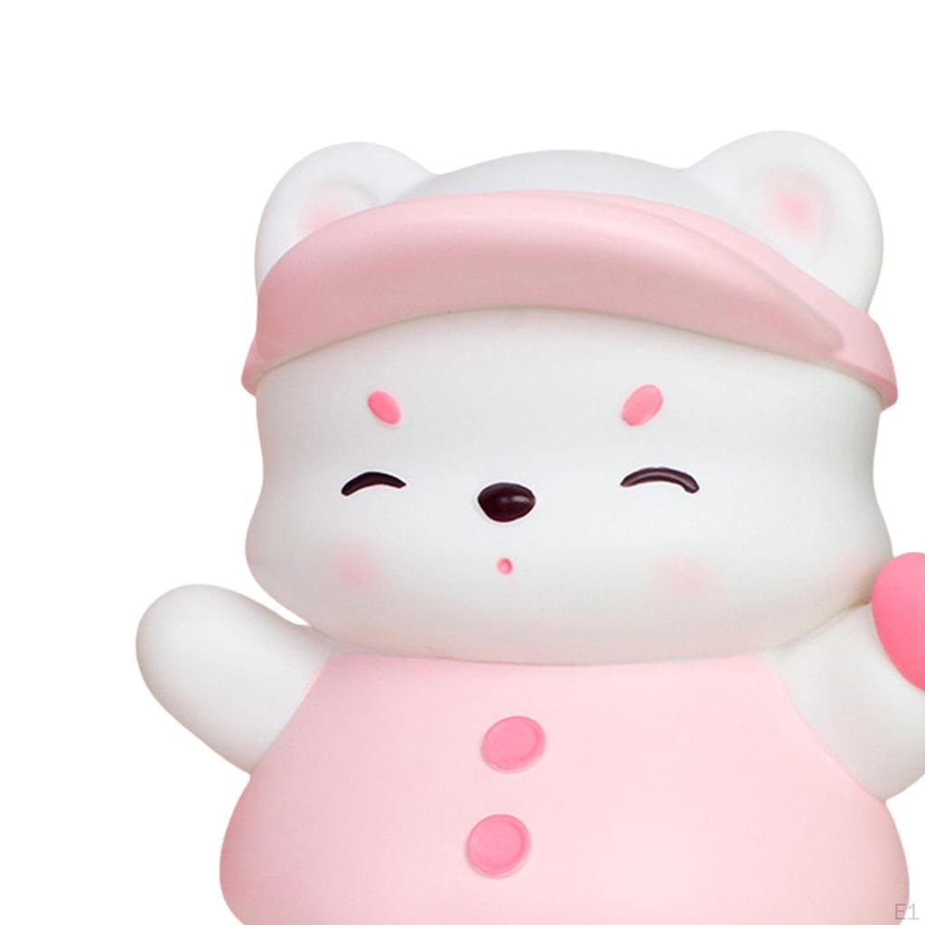 Фигурка медведя, статуя, милая копилка, канистра, бутылка для хранения, коллекционная нежная копилка, экономия