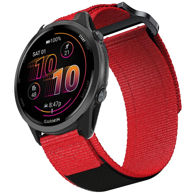Нейлоновый ремешок для часов 22 мм Для Garmin Forerunner 570 47 мм Forerunner 265 255 Venu 4 45 мм Venu 3 2 Для Samsung Gear S3 Galaxy Watch3