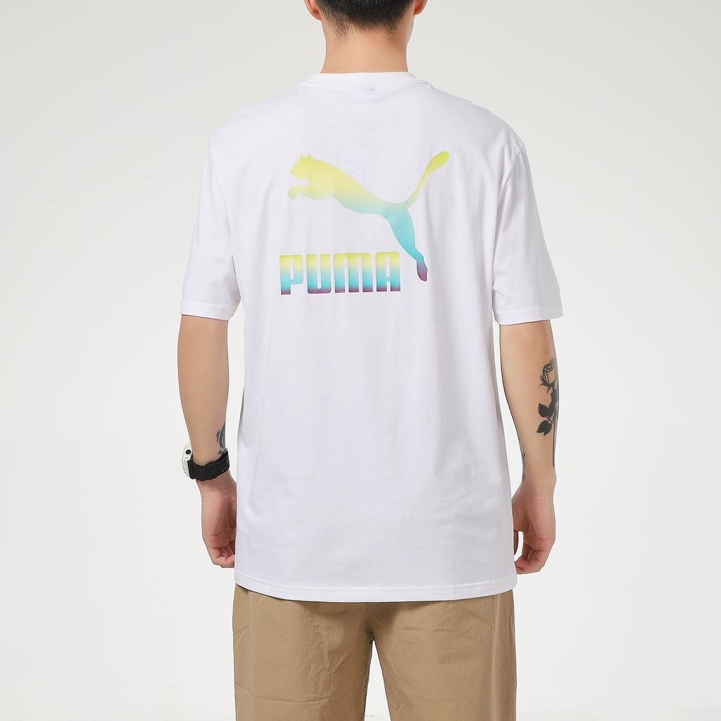 PUMA Classic Logo Tee 'White' Men's 534095-52