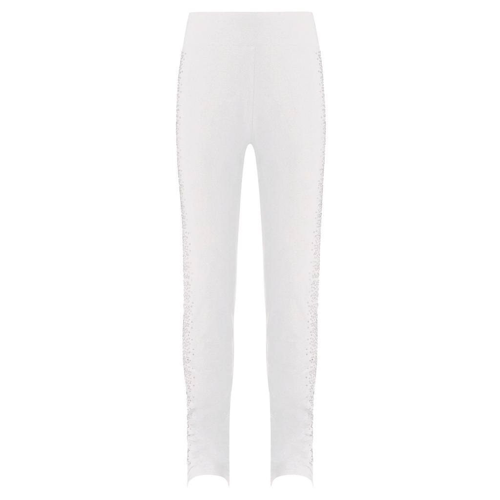 Штаны для фигурного катания, тренировочная одежда для девочек, детские леггинсы для катания на коньках с блестящими стразами