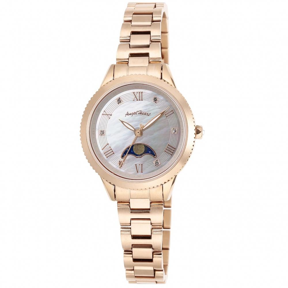 ANGELHEART Angel Heart Twinkle Time Белый перламутровый циферблат из нержавеющей стали Кварцевые часы 29 мм Подлинная гарантия производителя Kanna Hashimoto TT29PG Женские розовые G