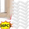 36 шт., противоударный уголок из ПВХ, защитный чехол для детской безопасности, прозрачный защитный чехол для угла стола, детский противоударный чехол
