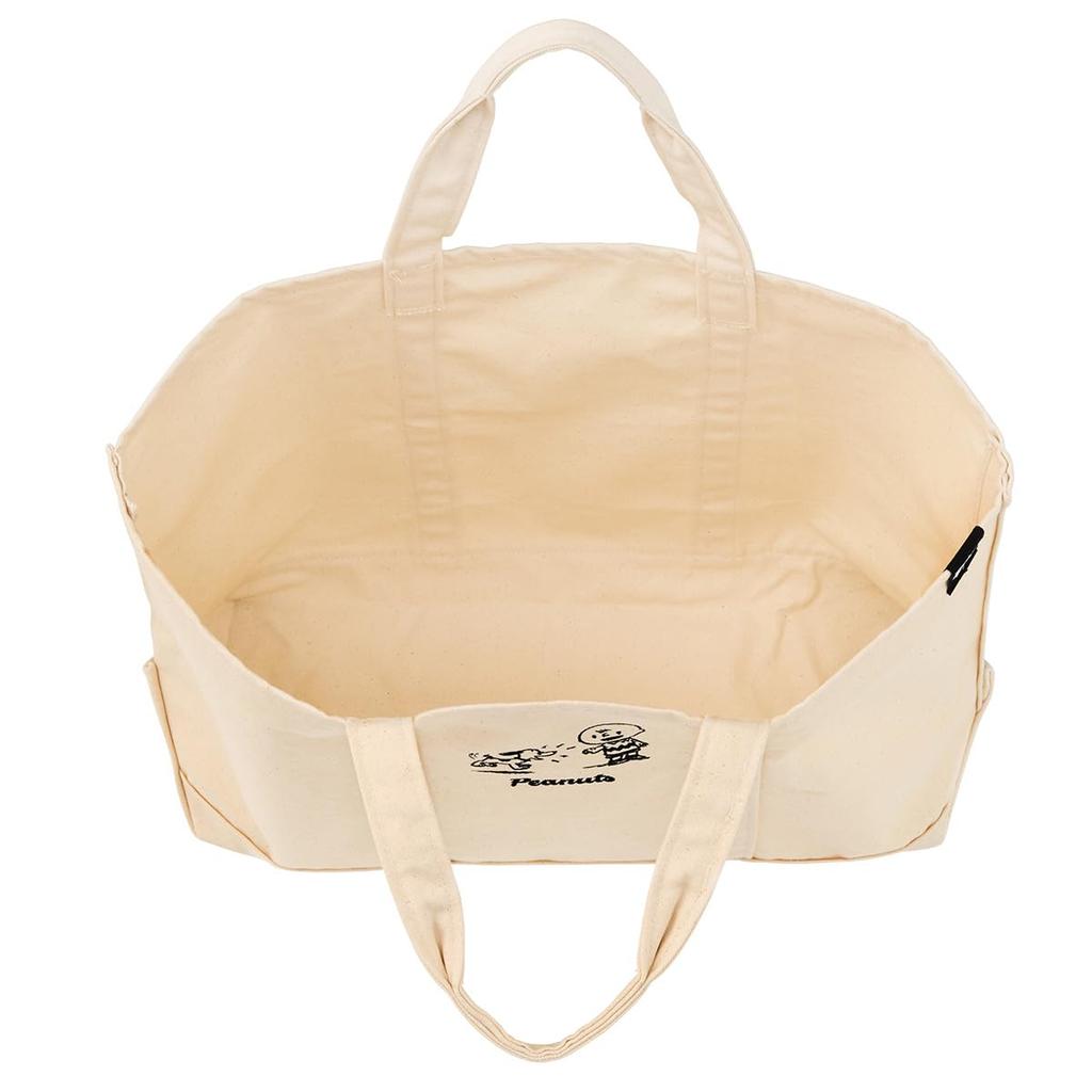 LOGOS Snoopy (PEANUTS 75 Years Tote Bag (Black) 37500419