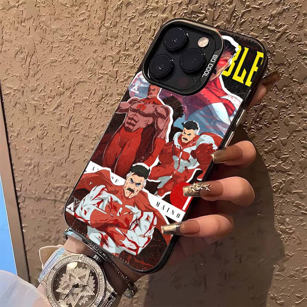 Непобедимый Супергерой Аниме Чехол Для Телефона Для IPhone 17 16 15 14 13 Pro 12 11 Pro Max PLUS Цветная Задняя Крышка