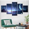 Modular Picture Anime Home Decor Living Room Wall Art Canvas Starry Sky Printed Painting 5 Panel Children Landscape Poster Frame No Frame