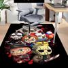 Horror Icons Collage Carpet For Playroom Bedroom Living Room Sofa Home Decorkids Game Area Rug Nonslip Floor Mat