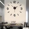 No Punching DIY Wall Clock Acrylic Digital Clock Simple Living Room Bedroom Decoration Wall Sticker Clock Silent