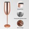 Unbreakable Metal Cocktail Glasses Creative Metal Goblet New Steel Champagne Flute  Wine Drinking