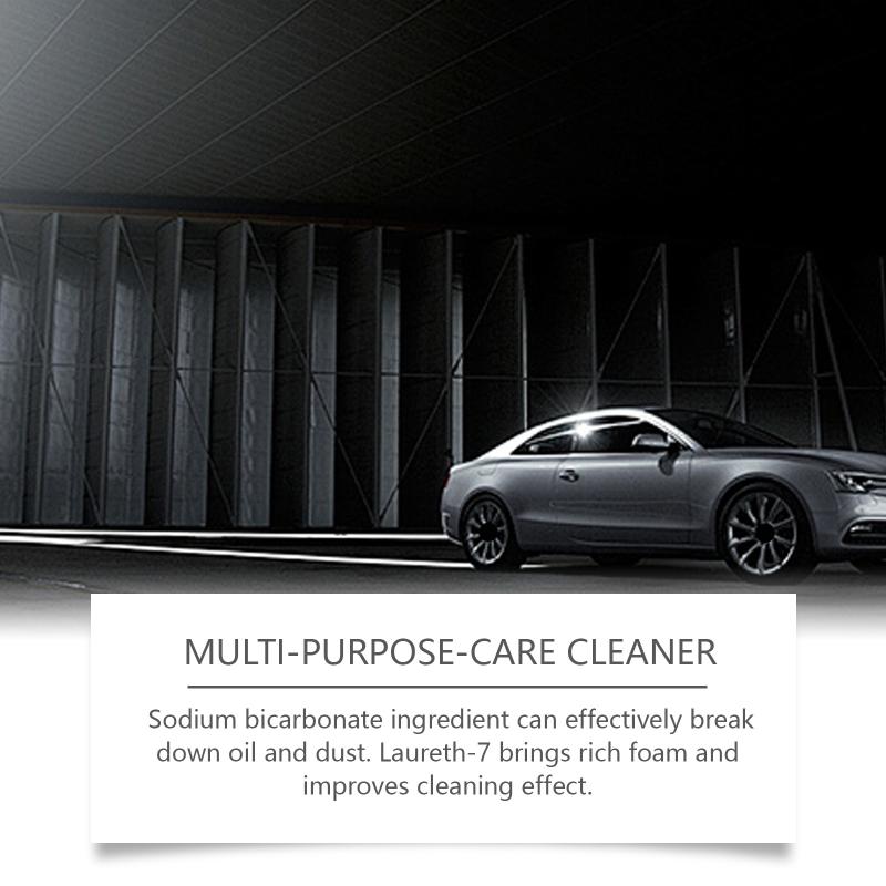 Multi Surface Car Interior Foam Cleaner for Leather Seats Dashboard Steering Wheel Eliminates Stains Odors Fast Clean Formula