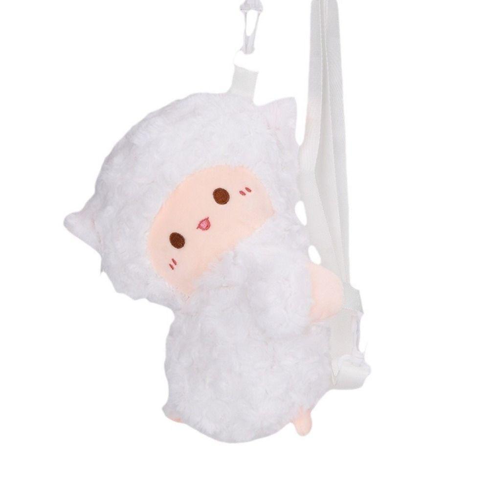 Doll Children Backpack Plush Toy Animal Shoulder Bag Soft Penguin Crossbody Bag  Outdoor