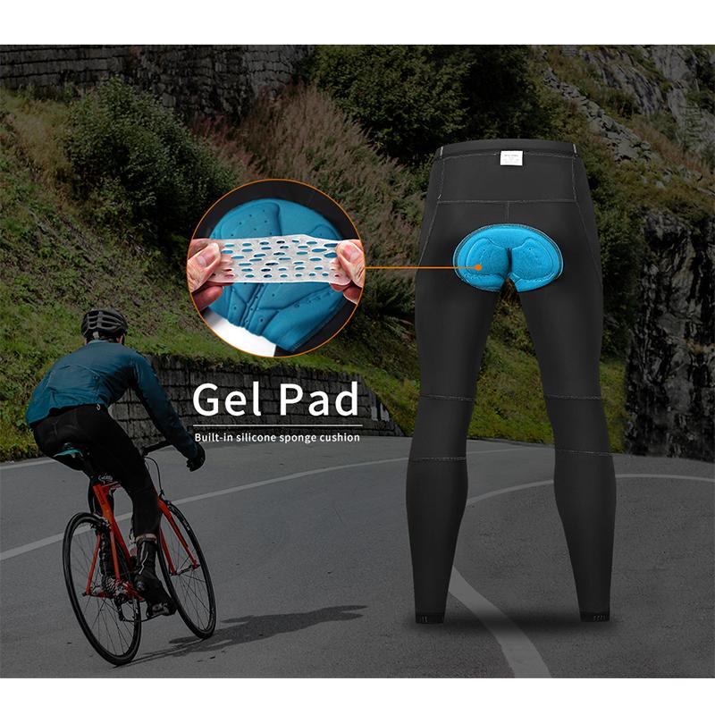 Велосипедные комплекты WOSAWE Мужские велосипедные брюки из джерси с длинными рукавами и мягкой подкладкой