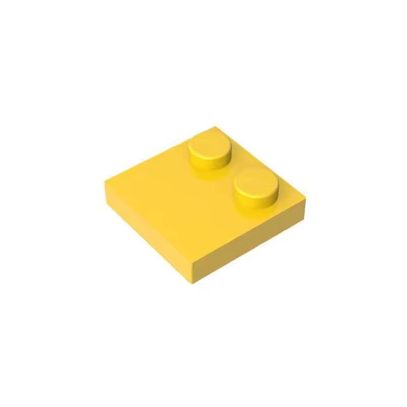 100 шт. Кирпичики MOC Совместимые Собираемые Частицы 33909 2x2 половина ребра 2 штырька базовая пластина Строительные Блоки Детали Детские игрушки