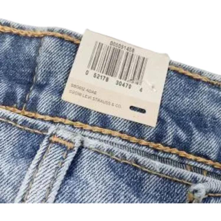 Levi's Джинсы мужские синие умеренной посадки прямые 00505-1456