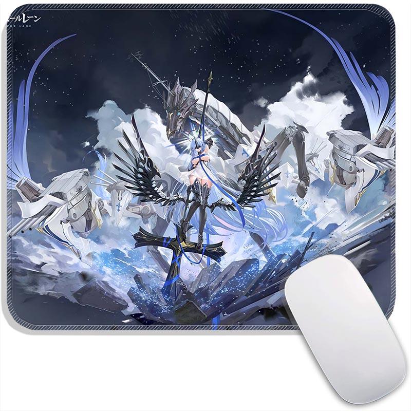 Стандартная игровая поверхность для мыши Аниме Azur Lane Ульрих Эльзас Азума Маленькая игровая поверхность для мыши Дорожная подкладка для мыши Плимут Нескользящие офисные коврики для мыши