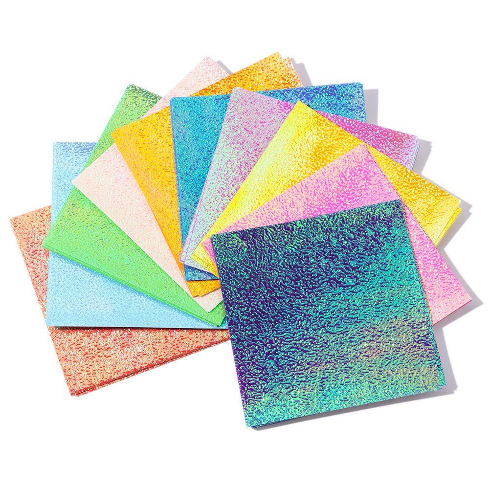 Материал Квадратные Складные Бумаги DIY Аксессуары Скрапбукинг Украшения Блестящая Бумага Оригами