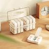 21Grids Pill Box Weekly Portable Large Capacity Travel Pill Case Clear Sealed Medicine Compartment Storage Box Pill Container