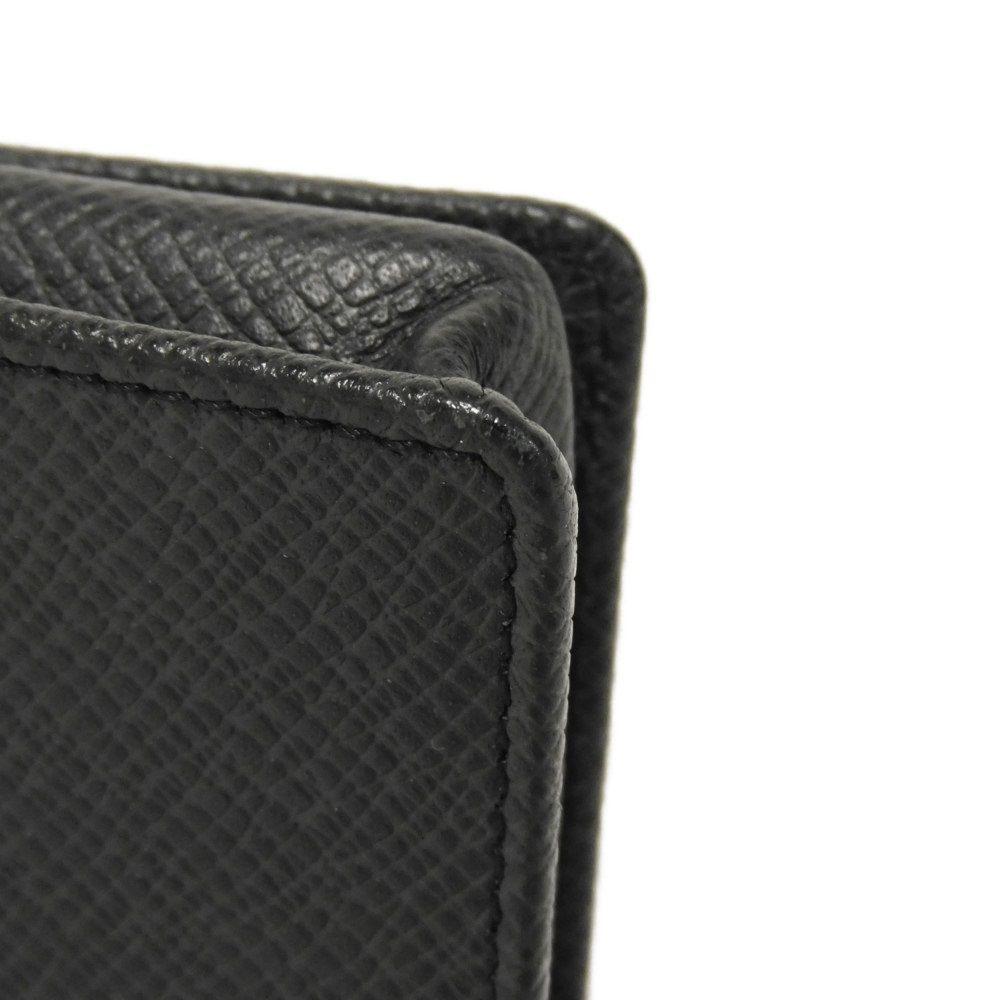 Б/у 12564 Кошелек-коробочка M30382 7943 Логотип LV с тиснением угольно-серый черный карман для монет Taiga Ardoise Мужской от