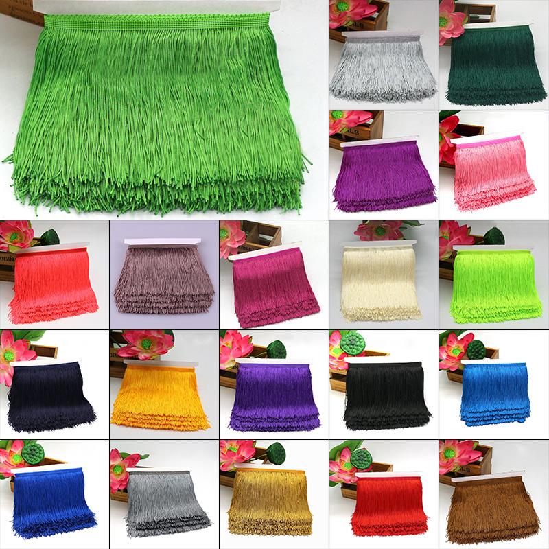 10 ярдов 15 см кружевная отделка кисточками бахрома сделай сам латинское платье сценическая одежда аксессуары декор для штор лампа сделай сам аксессуар