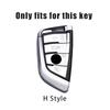 EGRH8 Metal Leather Car Remote Key Case Cover Shell For BMW X1 X3 X4 X5 F15 X6 F16 G30 7 Series G11 F48 F39 520 525 f30 118i 218i 320i