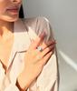Natural Opal bohemian ring, Silver oxidized oval shaped fiery opal ring , Flashy opal Handmade boho ring , unique genuine gift for her