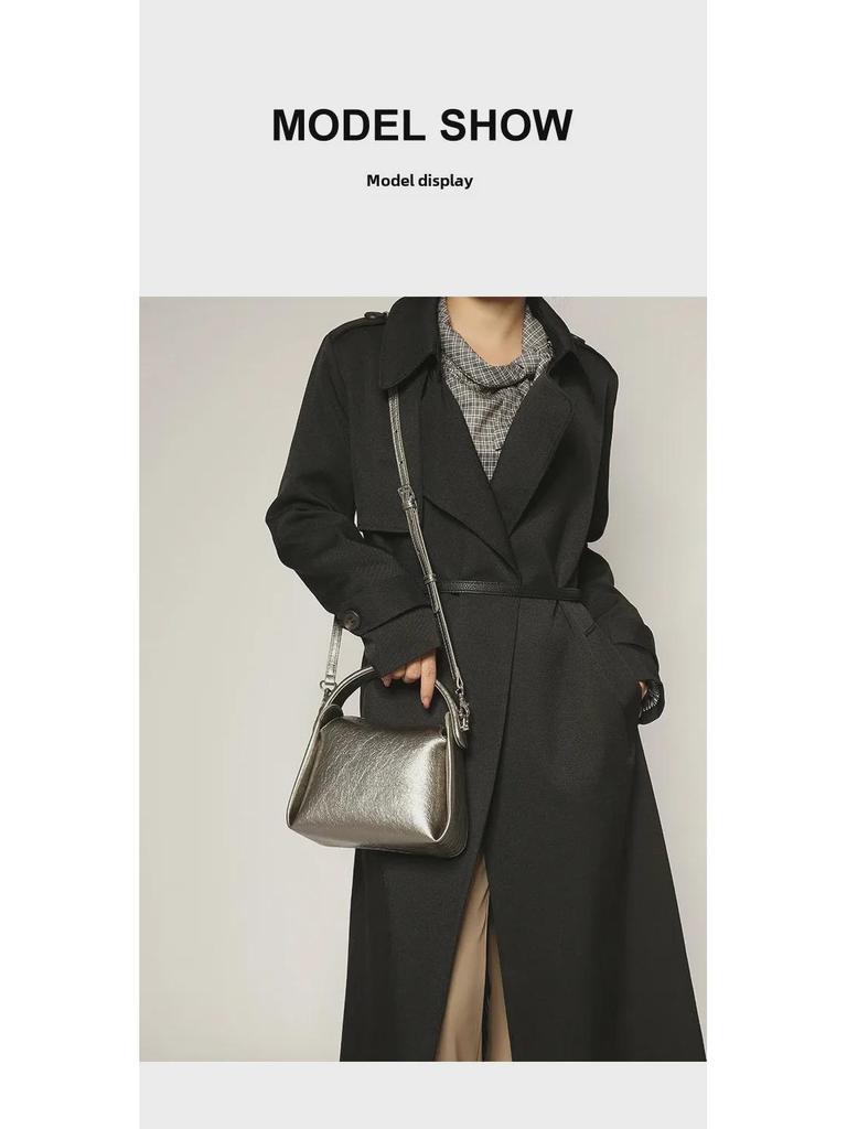 Женская сумка через плечо Soft Crackle весна/лето 2024 года — шикарный, простой дизайн на одно плечо