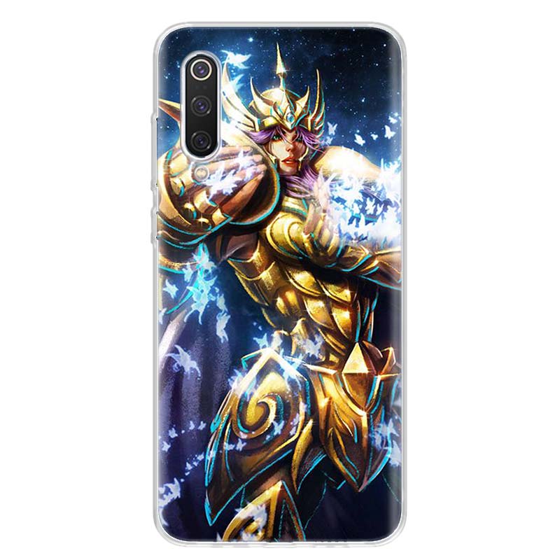 Чехол с изображением аниме Saint Seiya для Xiaomi Redmi Note 10 Pro Max 10S 9 9S 9T 8 8T 11T 11S 11 5G 11E 7 6 5 4X Coque