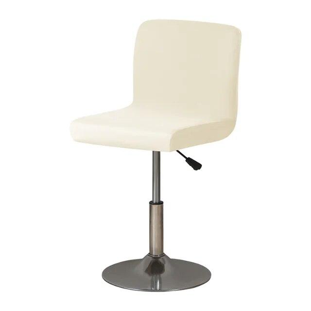 Эластичный однотонный короткий чехол на заднюю панель из спандекса, чехол на барный стул, безрукий чехол на сиденье для стула для отеля, банкета, чехлы на стул для гостиной