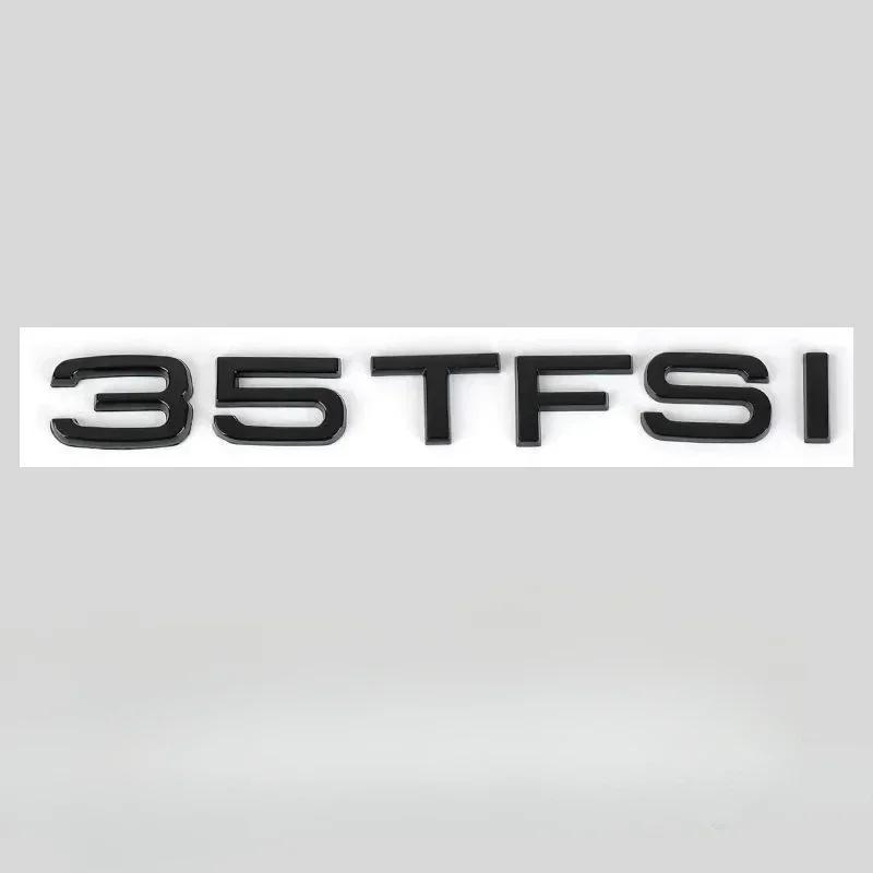 All q2 A1 4-Ring logo ABS Black Car Hood Front Bonnet Grill Rear Trunk Emblem Badge Sticker A1 mark 30TFSI Quarrto Emblem