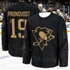 Unisex Ice Hockey Training Suit - Penguin Team 3D Printed Breathable Moisture-Wicking Black Long-Sleeved Basketball Jersey Kids