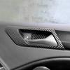 For VW Golf 6 MK6 2008-2013 Car ABS Carbon Fiber Style Interior Doors Handle Pull Door Bowl Frame Cover Trim Inner