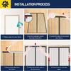 2027 2026 NEW Summer Door Net Mesh Magnet Screen Window Door Curtains Anti Mosquito Anti Insect Net Door Mesh Netting