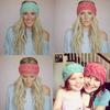 Winter Fashion Women Knitted Turban Headbands Solid Color Warm Crochet Headwrap Wide Ear Warmer Hairband Hair Accessories #6