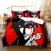 3D Печать Persona 5 Комплект постельного белья Мультяшный Аниме Пододеяльник Трехкомпонентный набор для спальни взрослого ребенка Домашний текстиль Подарок на день рождения