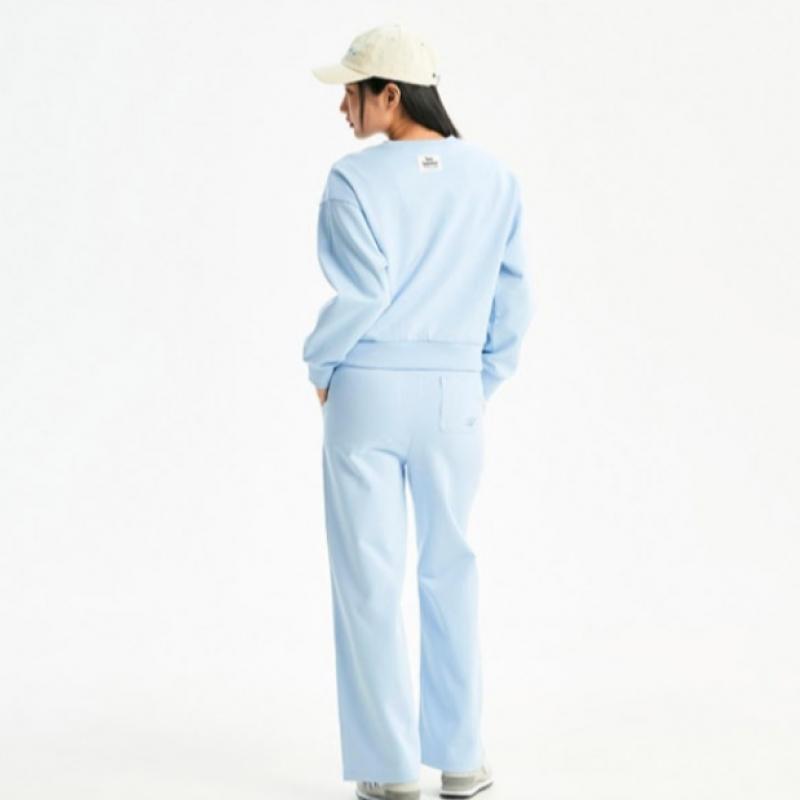 New Balance W Semi Crop Round sWeatshirt nbnce1W222 51 Long Sleeve Tee