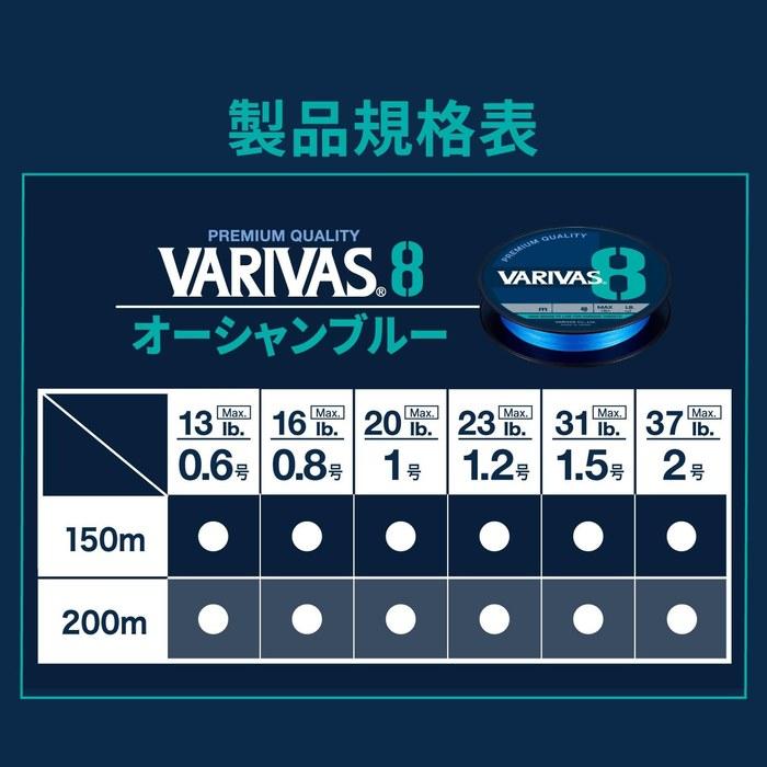 VARIVAS VARIVAS 8 Ocean Blue 200m 1.2