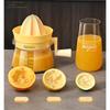 2-Way Rotating Manual Orange Juicer Squeezer for Lemon, Lime, and Citrus, Hand Press Juice Extractor with Dual-Direction Handle