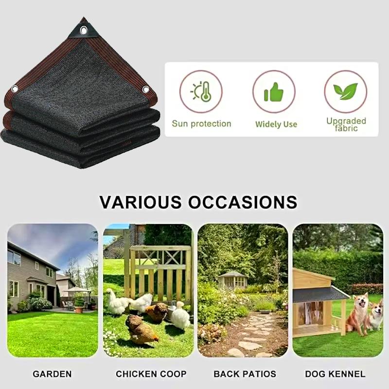 1шт термостойкий экран для затенения, прочная сетка для затенения патио
