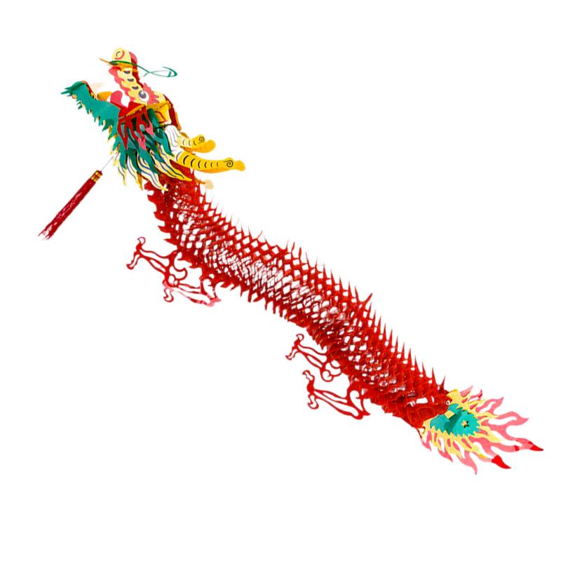 2024 год Дракона Гирлянда Яркая 3D Эстетическая Весенняя Фестивальная Гирлянда Дракона Креативные китайские бумажные фонарики Дракон