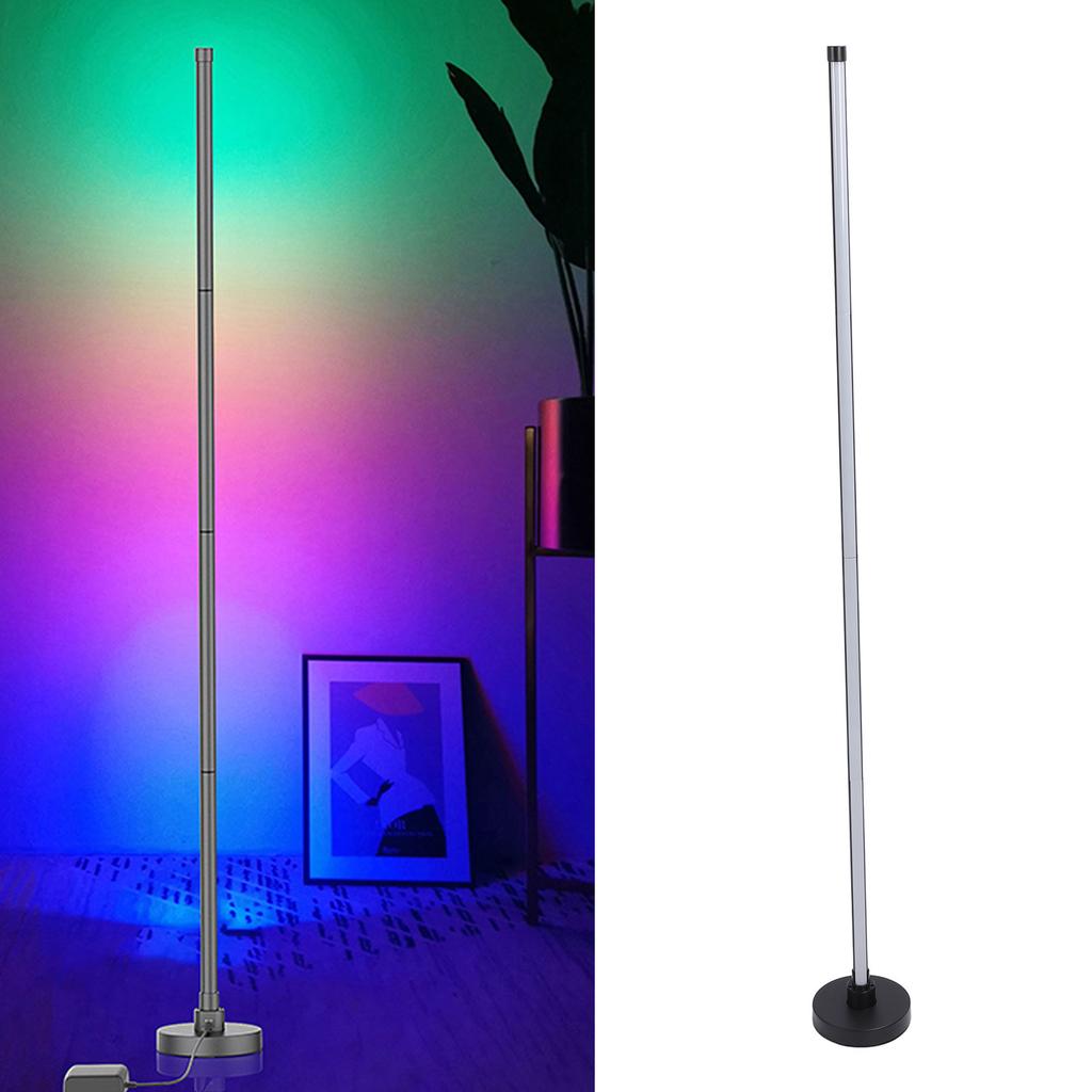 Угловой напольный светильник с приложением и пультом дистанционного управления, 16 миллионов цветов, синхронизация музыки, умная светодиодная лампа RGB с 