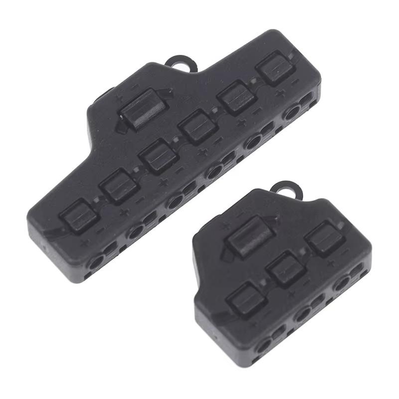 Push-in Wire Connectors 48V 9A, Quick Splice Terminal Blocks for LED Strips, Electrical Wiring - 0.34-0.75mm² Wire Range