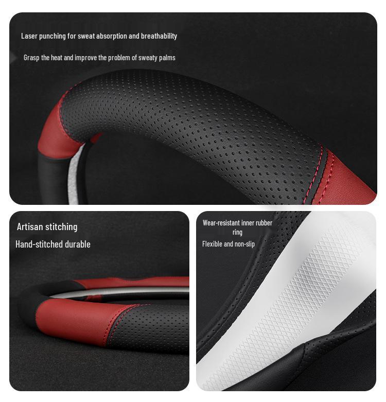 Steering Wheel Cover for BMW 2024 3, 4, 5, 7 Series, 2025 3 Series 325Li/330, X3